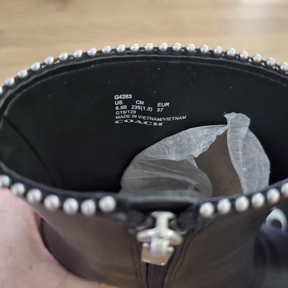 Coach Drea Booties In Box - Picture 10 of 14